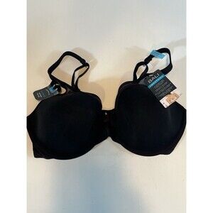Bali Bra 3439 Size 38 C Black Underwire Smoothing NWT